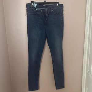 Express Women's Dark Indigo Skinny Jeans